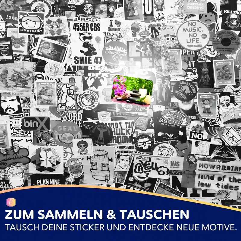 Aufkleber 5er-Set - Oase der Entspannung