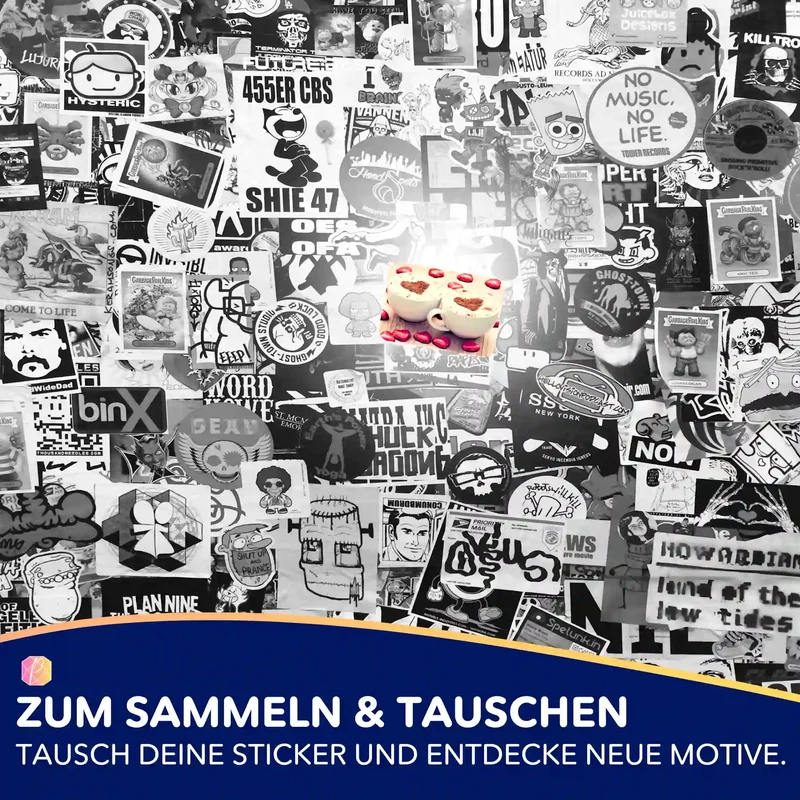 Aufkleber 5er-Set - Kaffeeliebe