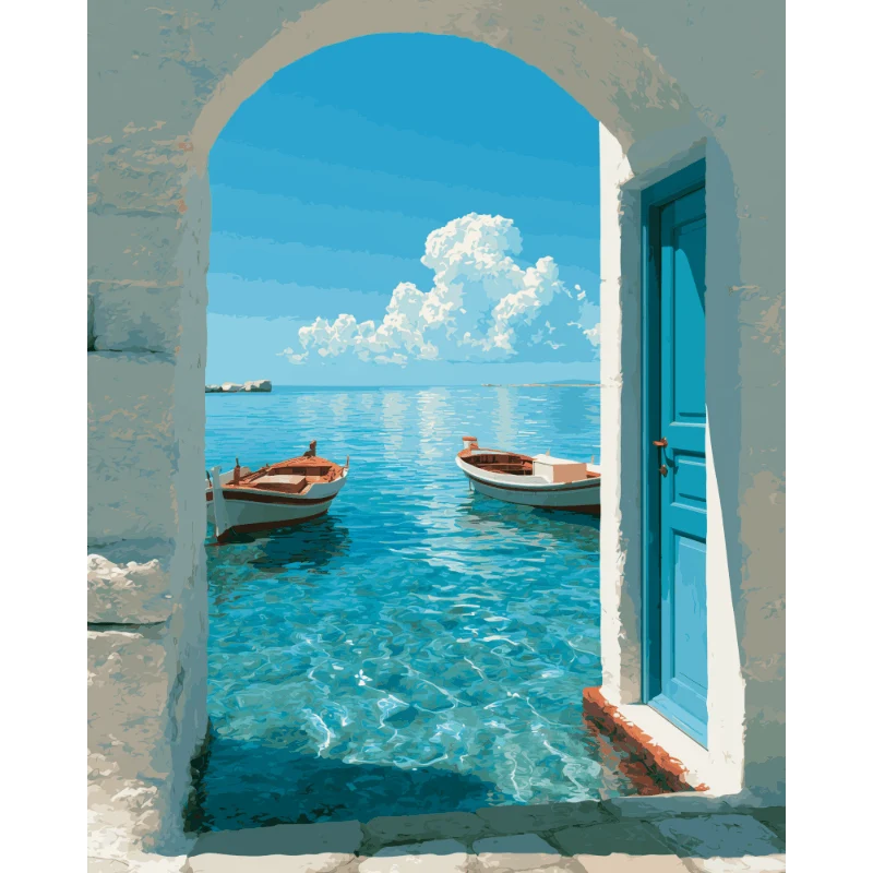 Mediterraner Hauseingang