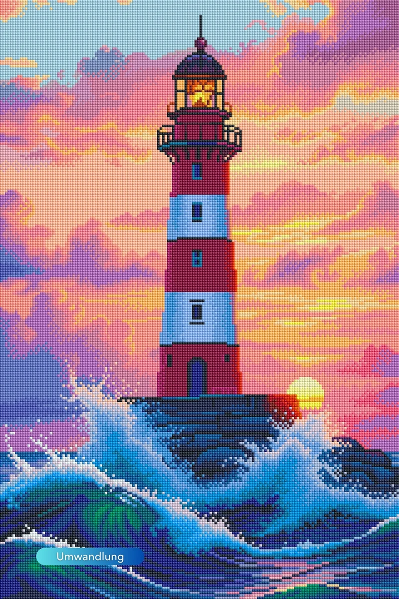 Diamond Painting - Leuchtturm der Hoffnung