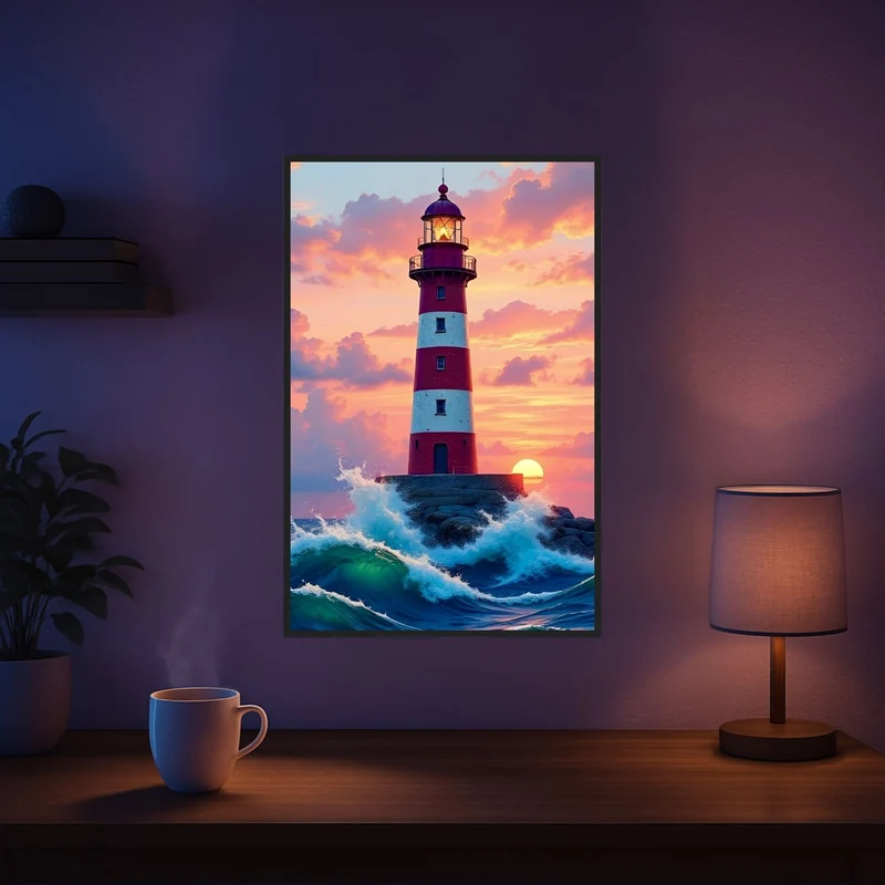 Diamond Painting - Leuchtturm der Hoffnung