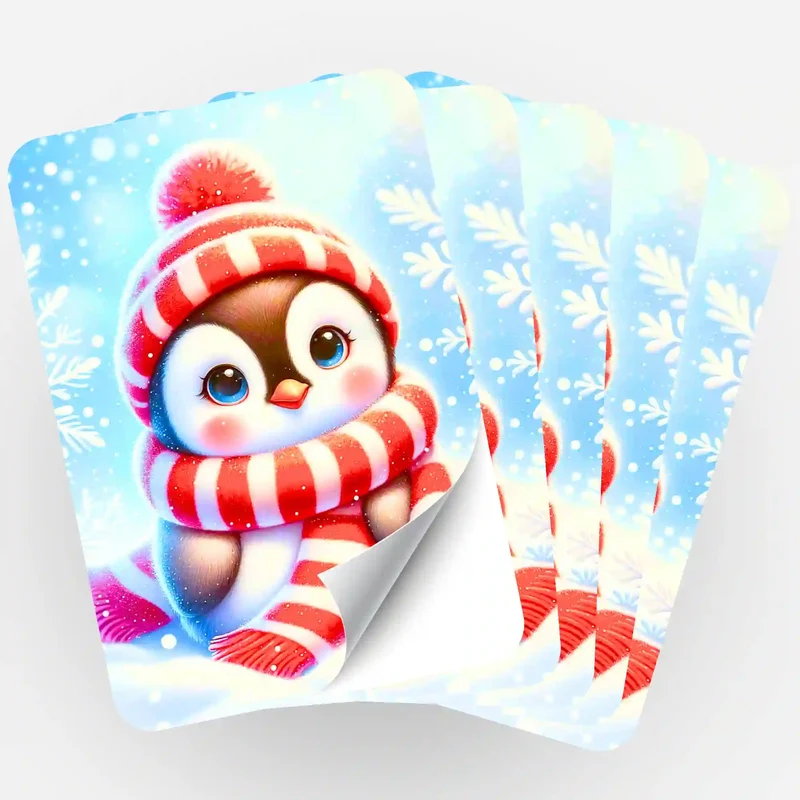 Aufkleber 5er-Set - Kleiner Pinguin Pixie