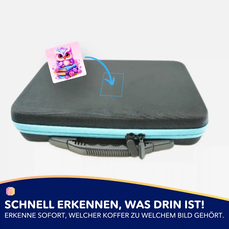 Aufkleber 5er-Set - Büchereule