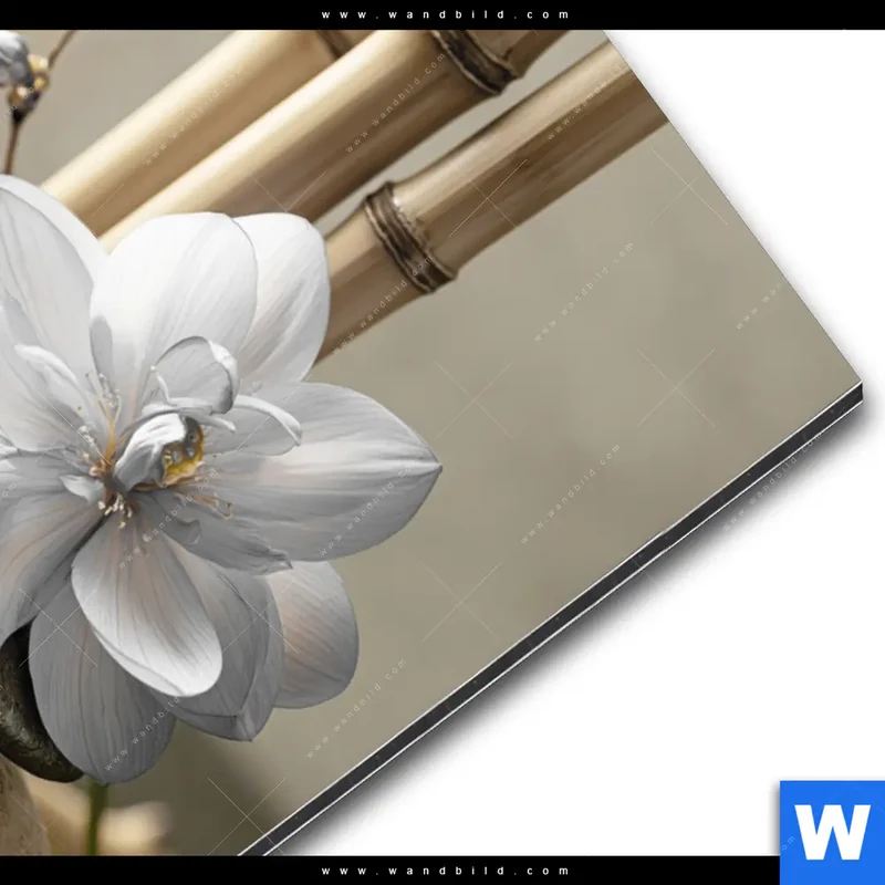 Alu-Dibond Bild | Blüten der Stille | Hochformat
