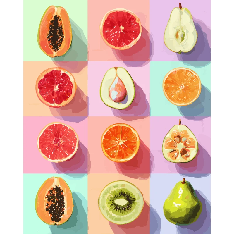 Fruchtiges Mosaik