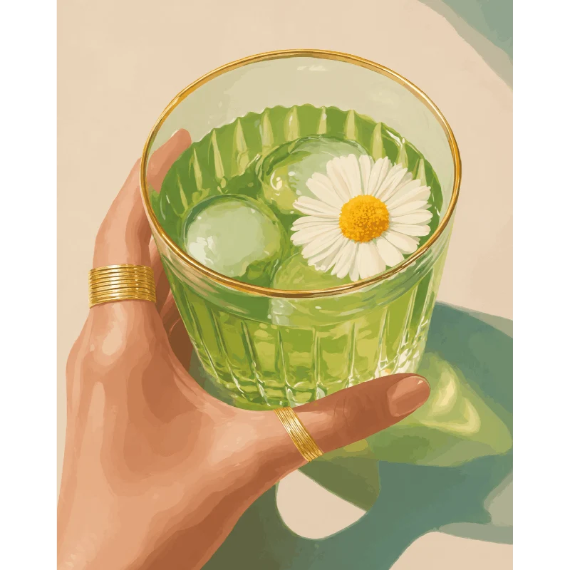 Eiskalter Matcha