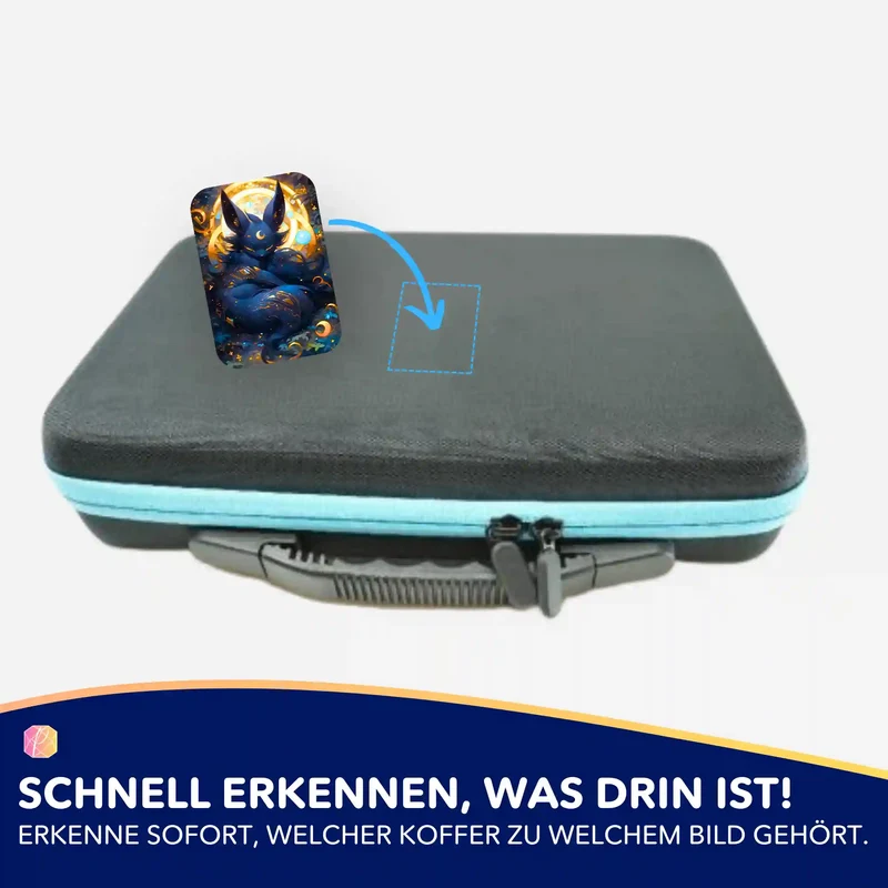 Aufkleber 5er-Set - Mystisches Nachtwesen