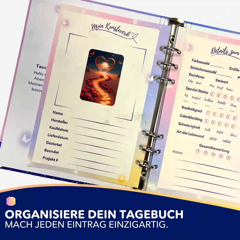 Aufkleber 5er-Set - Weg der Liebe