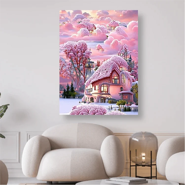 Magic World Pink - Diamond Painting
