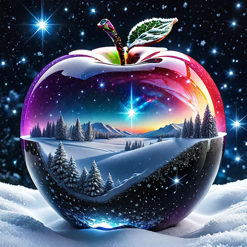 5D Diamond Painting – Magic Crystal Apple