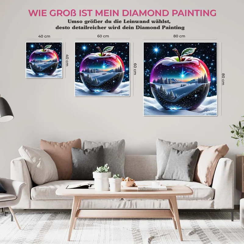 5D Diamond Painting – Magic Crystal Apple