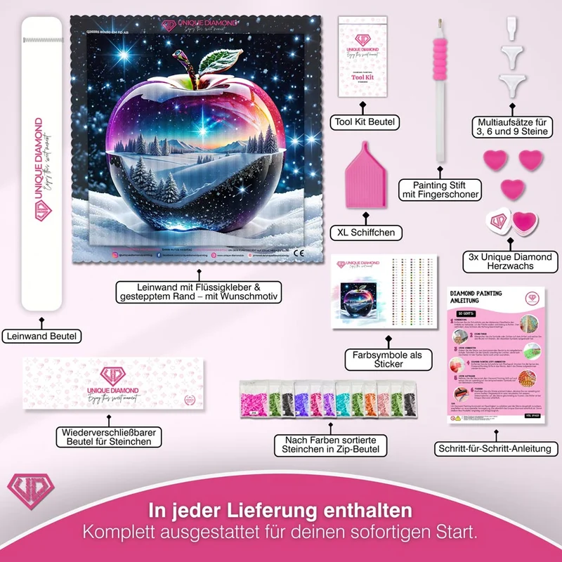 5D Diamond Painting – Magic Crystal Apple
