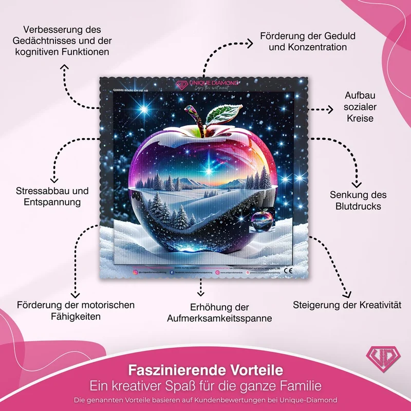 5D Diamond Painting – Magic Crystal Apple