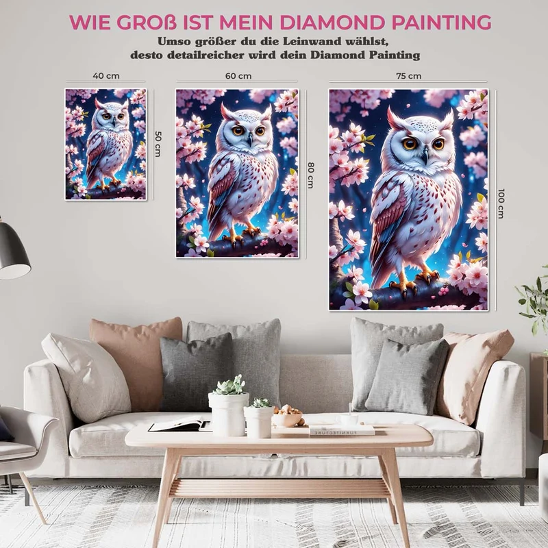 5D Diamond Painting – Eule