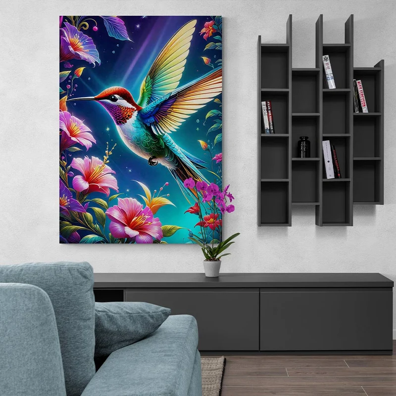 5D Diamond Painting – Kolibri
