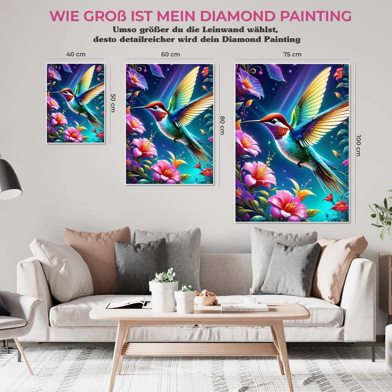 5D Diamond Painting – Kolibri