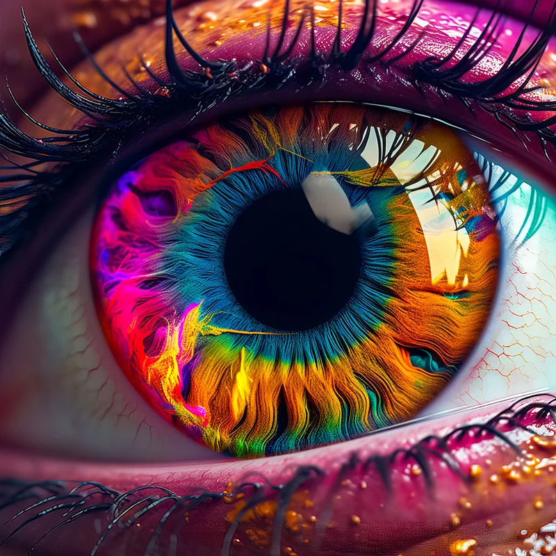 5D Diamond Painting – Colorful Eye