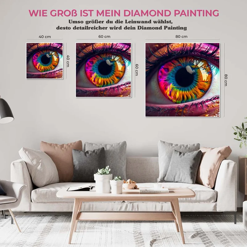 5D Diamond Painting – Colorful Eye