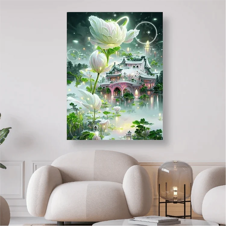 Magic World Grün - 5D DIY Diamond Painting