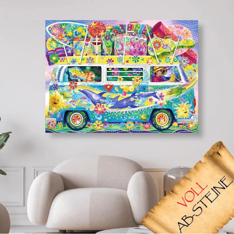 Urlaub wir kommen - Voll AB 5D DIY Diamond Painting