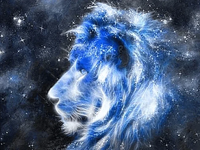 König der Tiere - Löwe Himmlisch - 5D DIY Diamond Painting