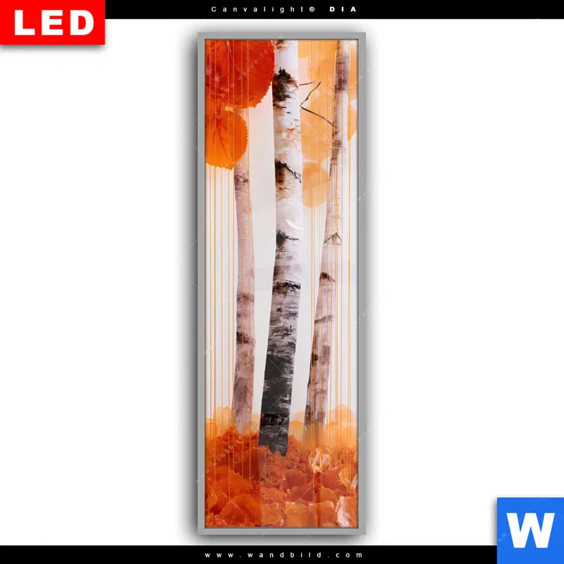 Leuchtbild Acrylglas Canvalight® DIA | Herbstlicht | Schmal