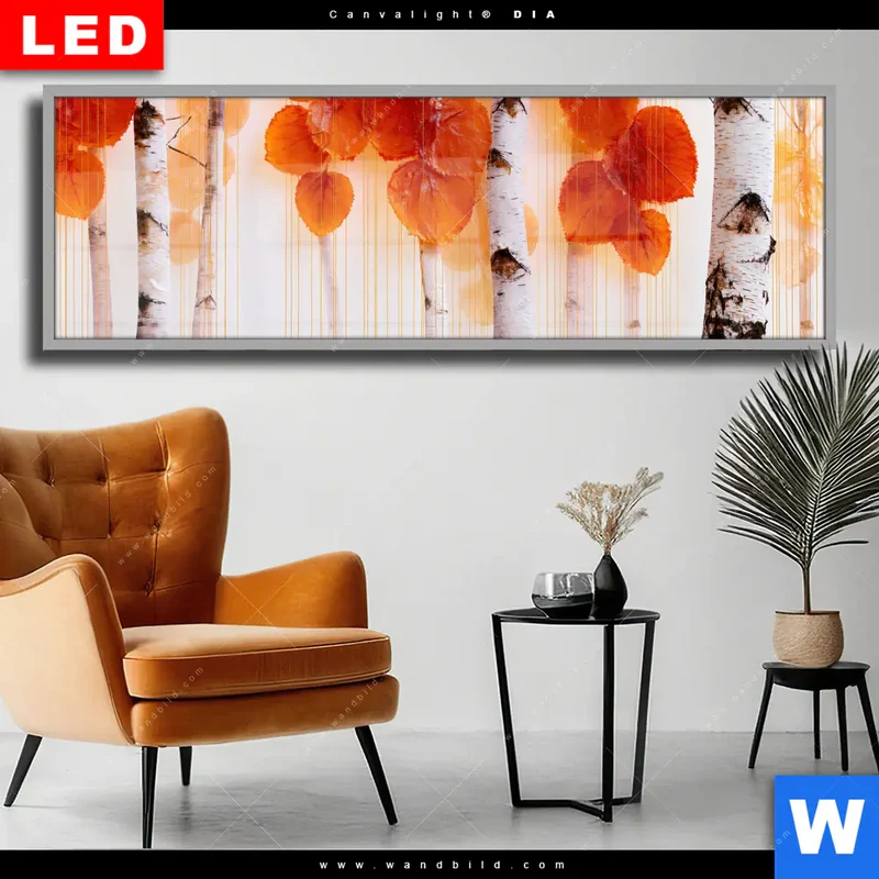 Wechselmotiv Acrylglas Canvalight® DIA | Herbstlicht | Panorama