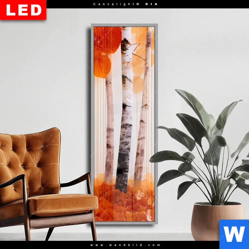 Wechselmotiv Acrylglas Canvalight® DIA | Herbstlicht | Schmal