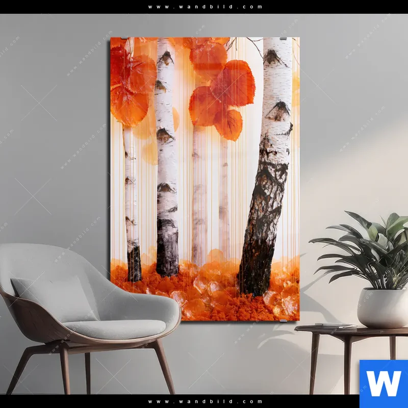 Acrylglasbild | Herbstlicht | Hochformat