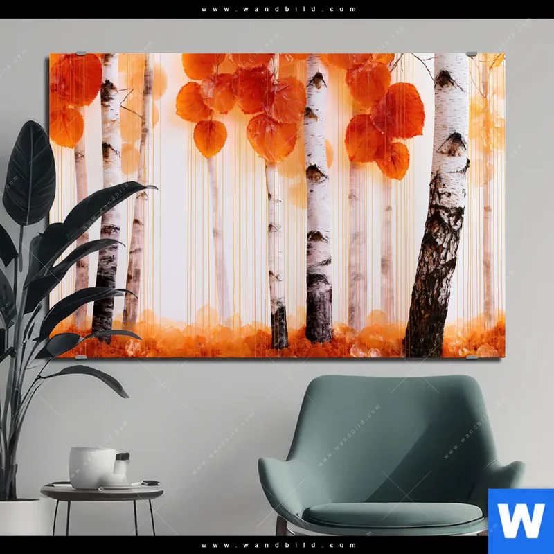 Alu-Dibond Bild | Herbstlicht | Querformat