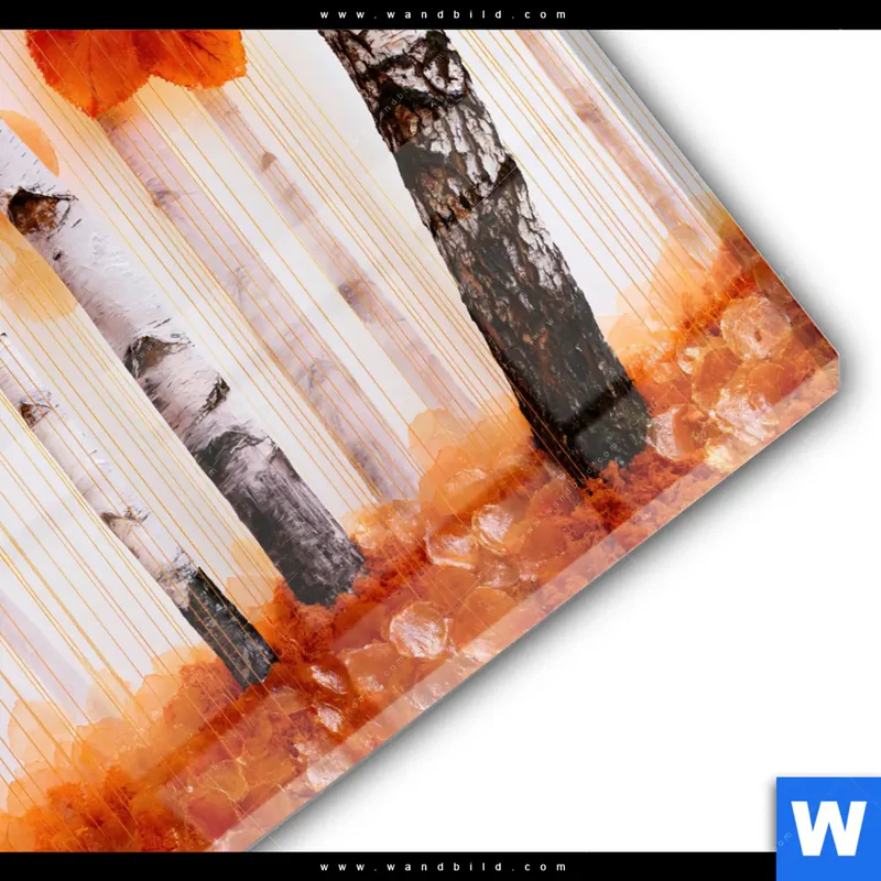 Acrylglasbild | Herbstlicht | Rund