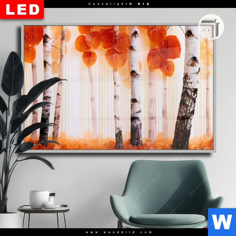 Leuchtbild Acrylglas Canvalight® DIA | Herbstlicht | Querformat