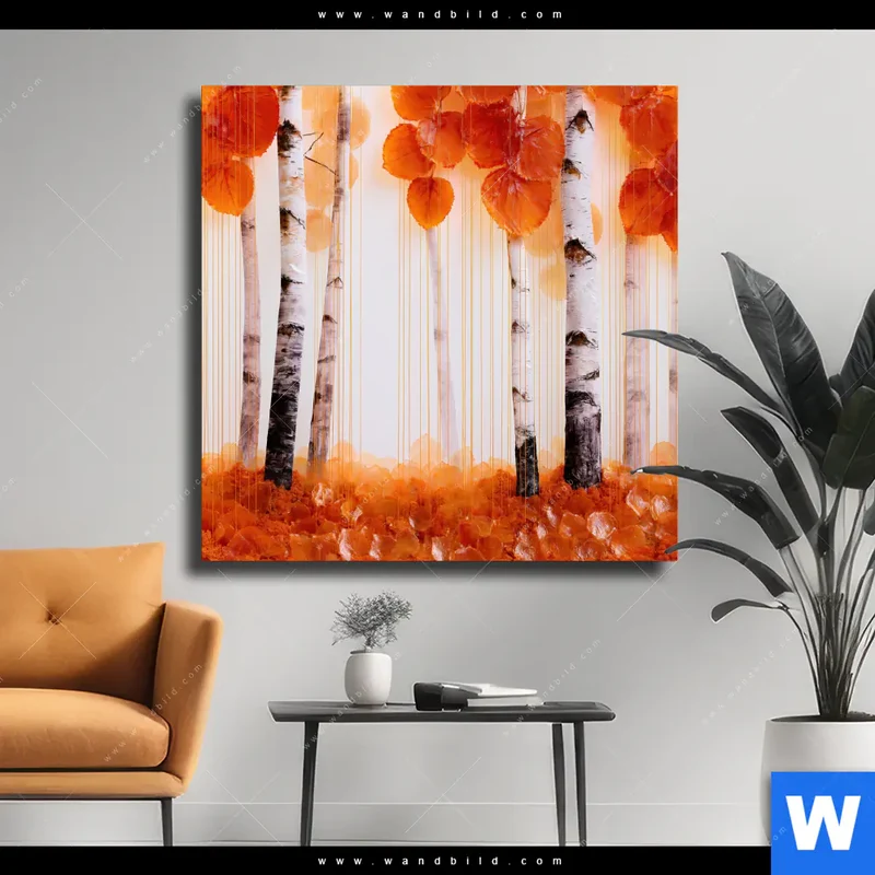 Leinwandbild | Herbstlicht | Quadrat