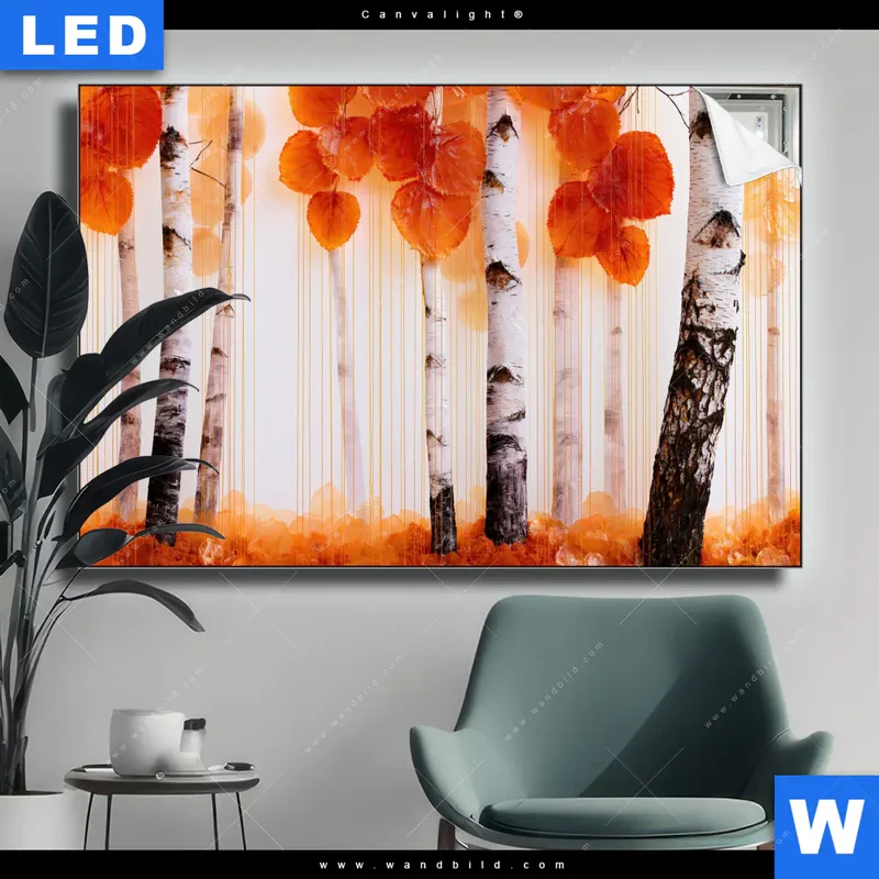 Canvalight® Leuchtbild | Herbstlicht | Querformat