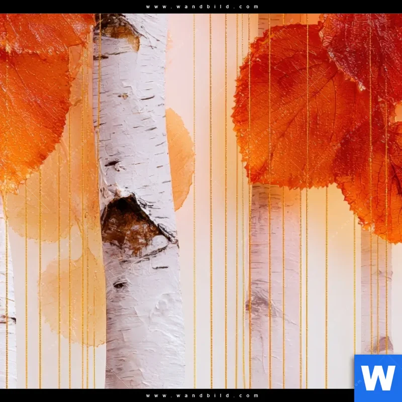 Alu-Dibond Bild | Herbstlicht | Rund