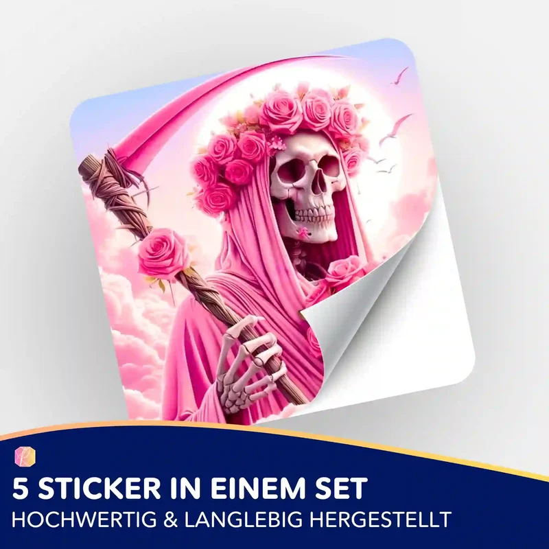 Aufkleber 5er-Set - Rosenträume