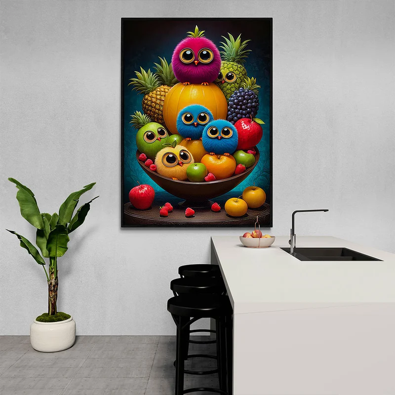 5D Diamond Painting – Fluffy Fruit Basket