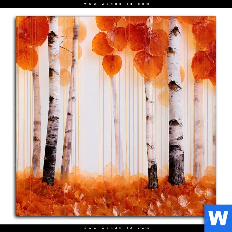 Acrylglasbild | Herbstlicht | Quadrat