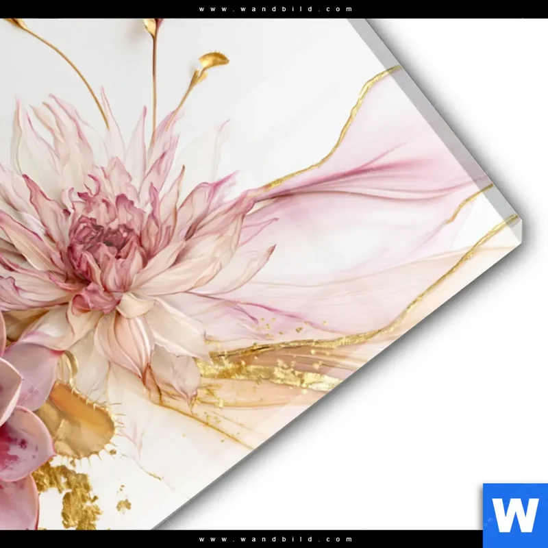 Acrylglasbild | Florale Harmonie | Hochformat