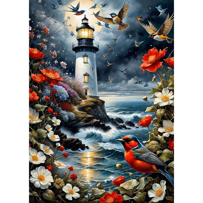 5D Diamond Painting – Leuchtturm