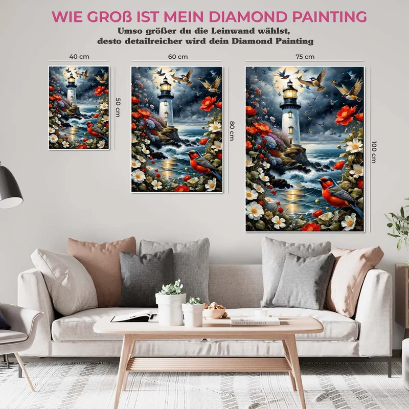 5D Diamond Painting – Leuchtturm
