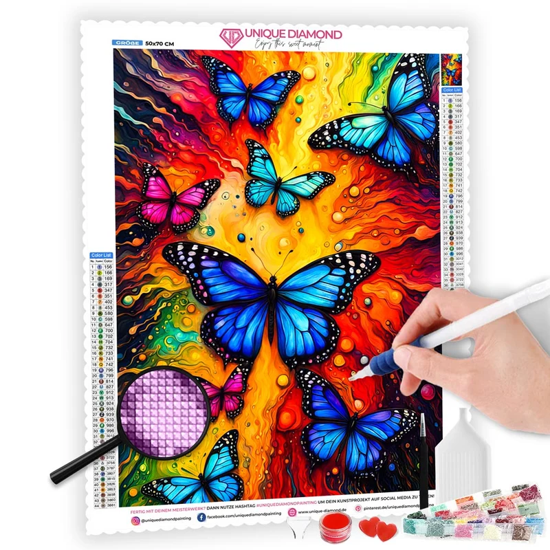 5D Diamond Painting – Butterfly