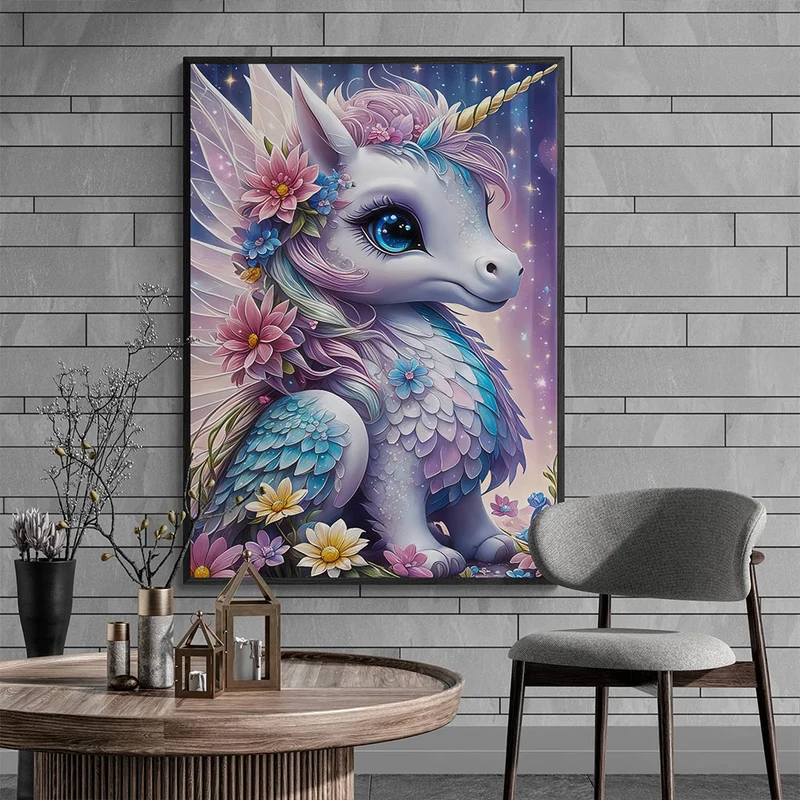 5D Diamond Painting – Einhorn