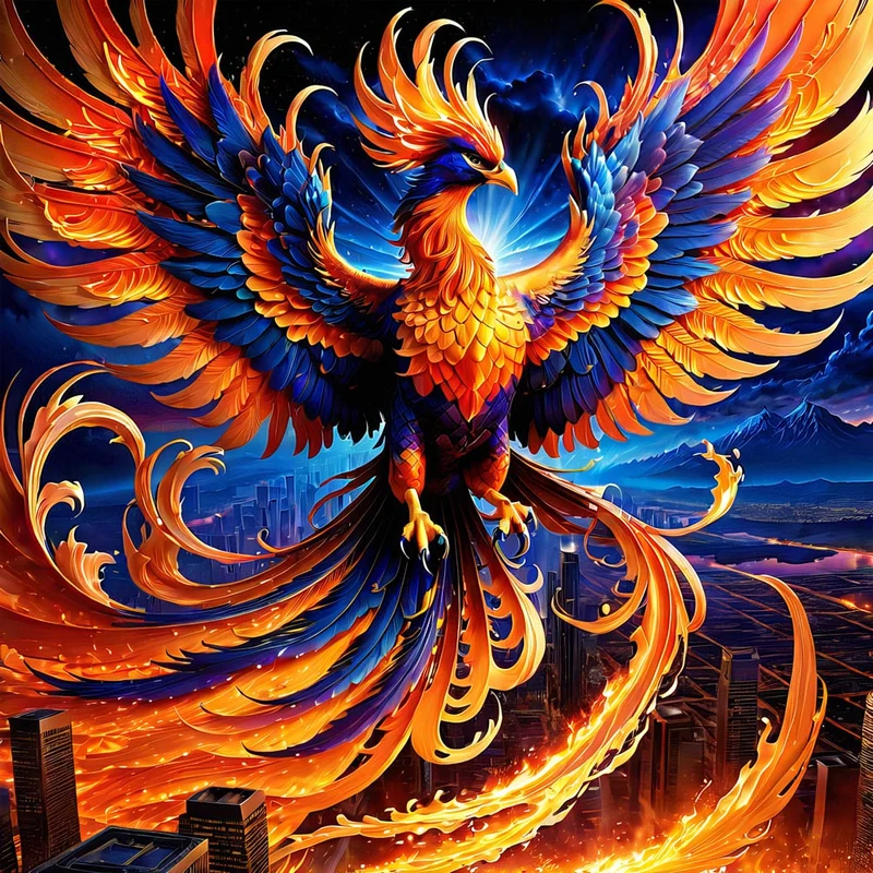 5D Diamond Painting – Phoenix