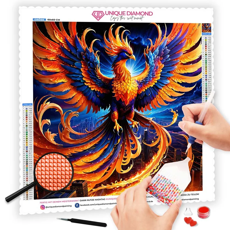 5D Diamond Painting – Phoenix