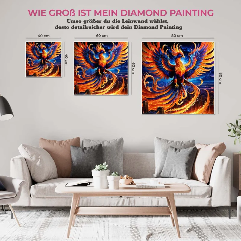 5D Diamond Painting – Phoenix
