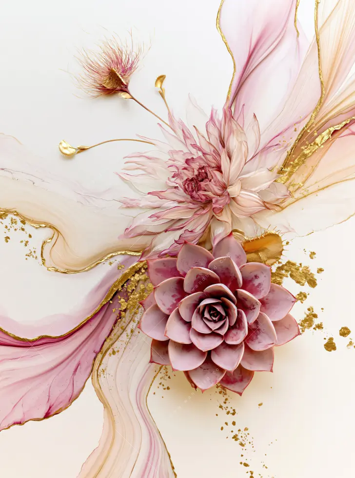 Poster | Florale Harmonie | Hochformat