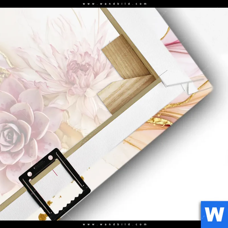 Leinwandbild | Florale Harmonie | Quadrat
