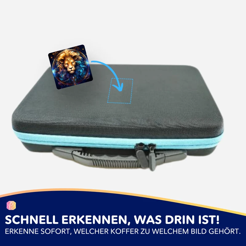 Aufkleber 5er-Set - Sternzeichen Löwe "Limited Edition"