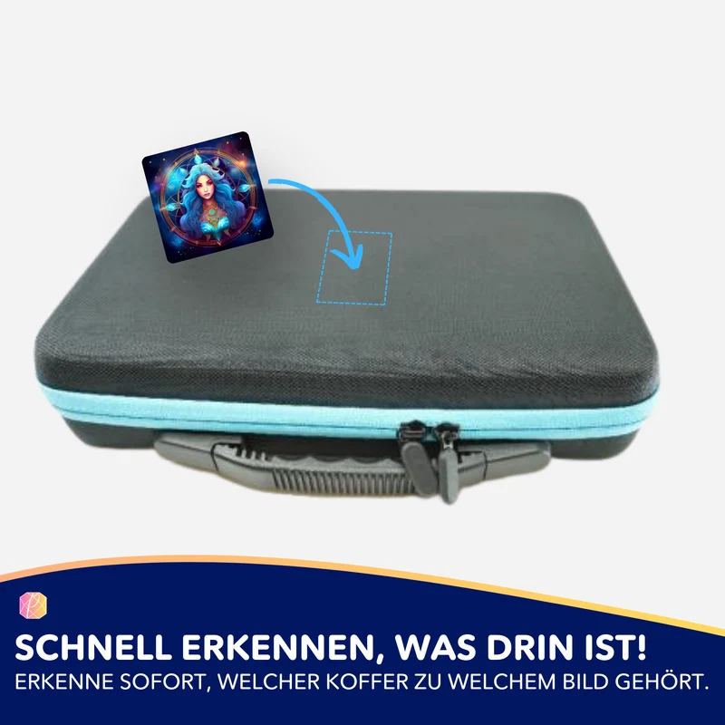 Aufkleber 5er-Set - Sternzeichen Jungfrau "Limited Edition"